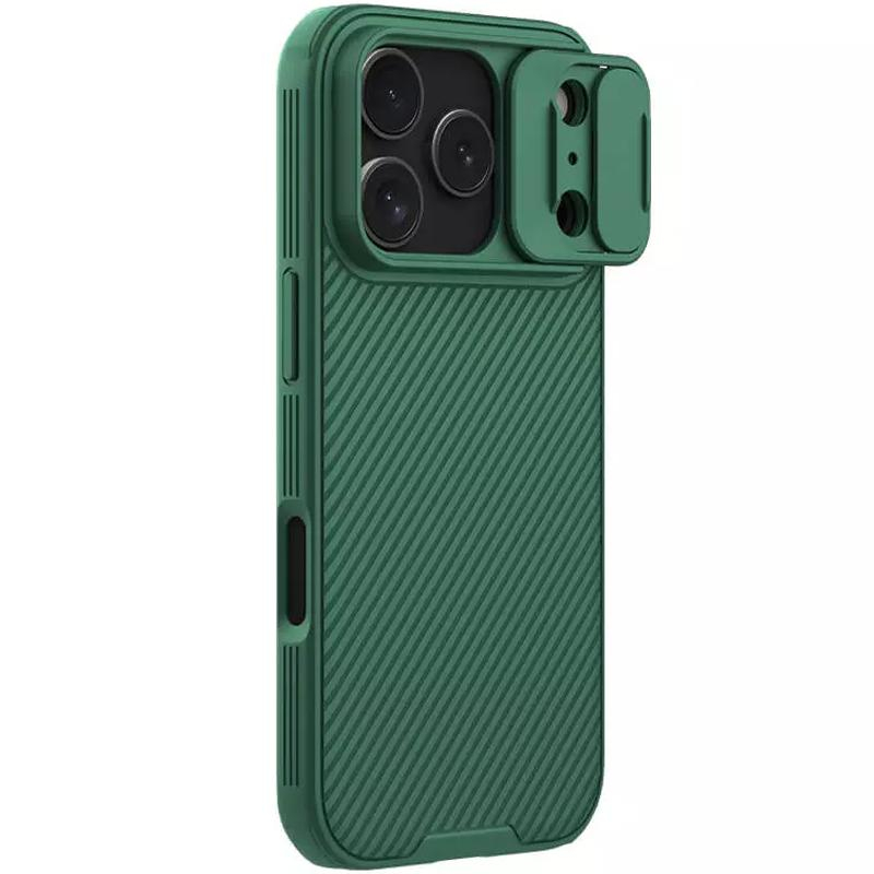 Карбонова накладка Nillkin CamShield Pro для Apple iPhone 17 Pro Deep Green
