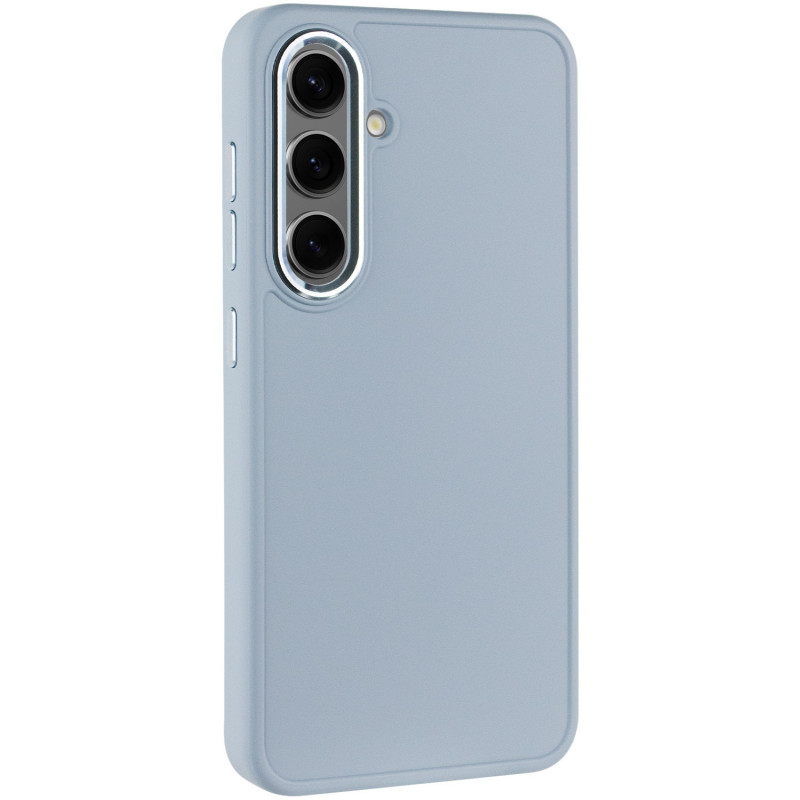 TPU чохол Bonbon Metal Style для Samsung Galaxy S24+ / S25+ Mist blue