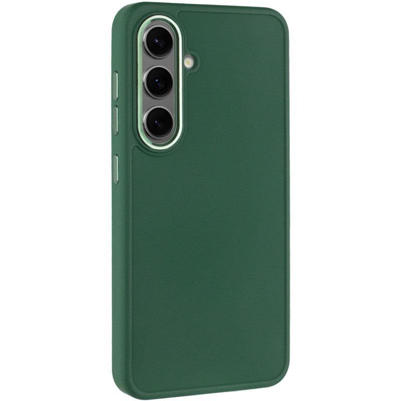 TPU чохол Bonbon Metal Style для Samsung Galaxy S24+ / S25+ Army Green
