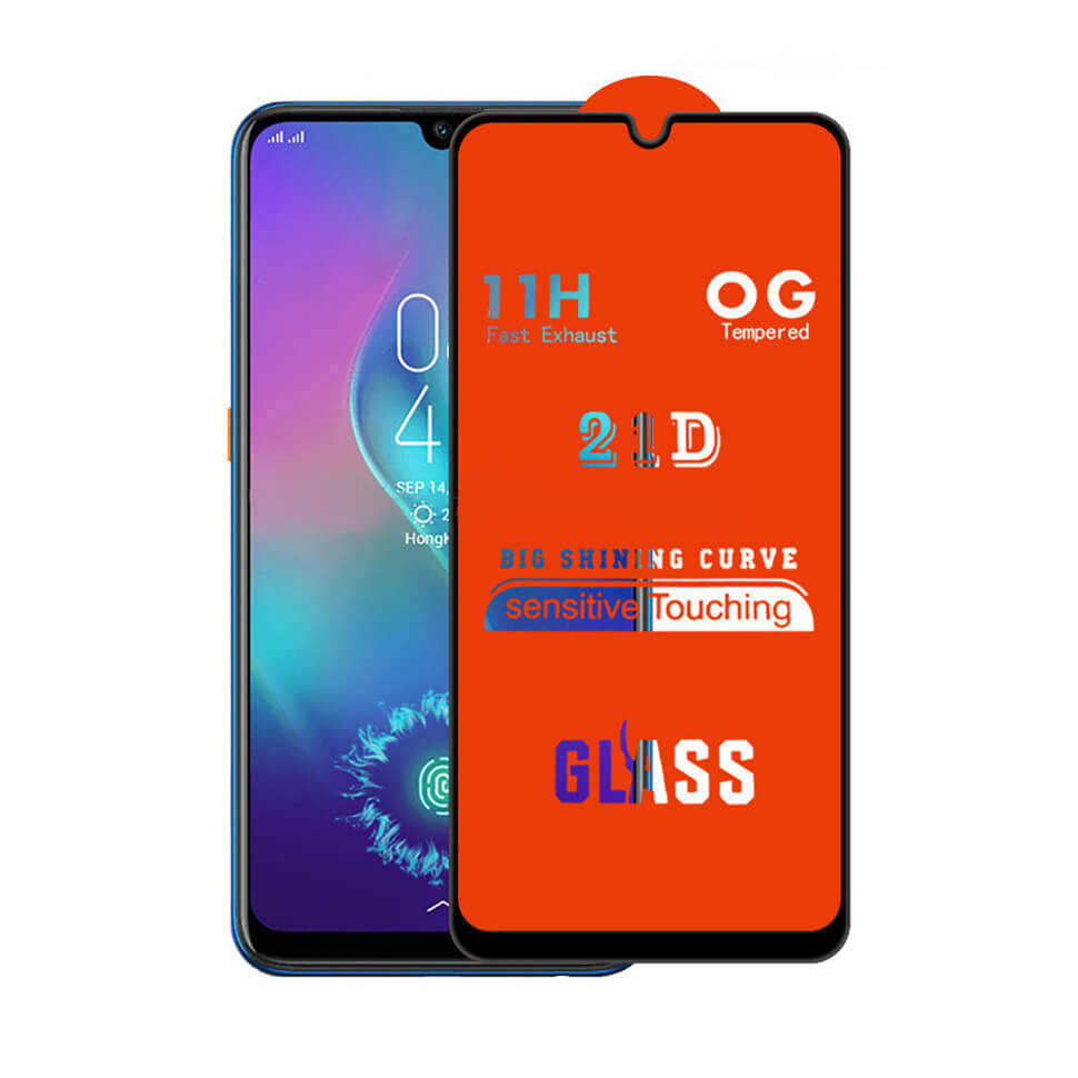 Захисне Full Glue 3D Скло OG для Motorola E7 Plus Black