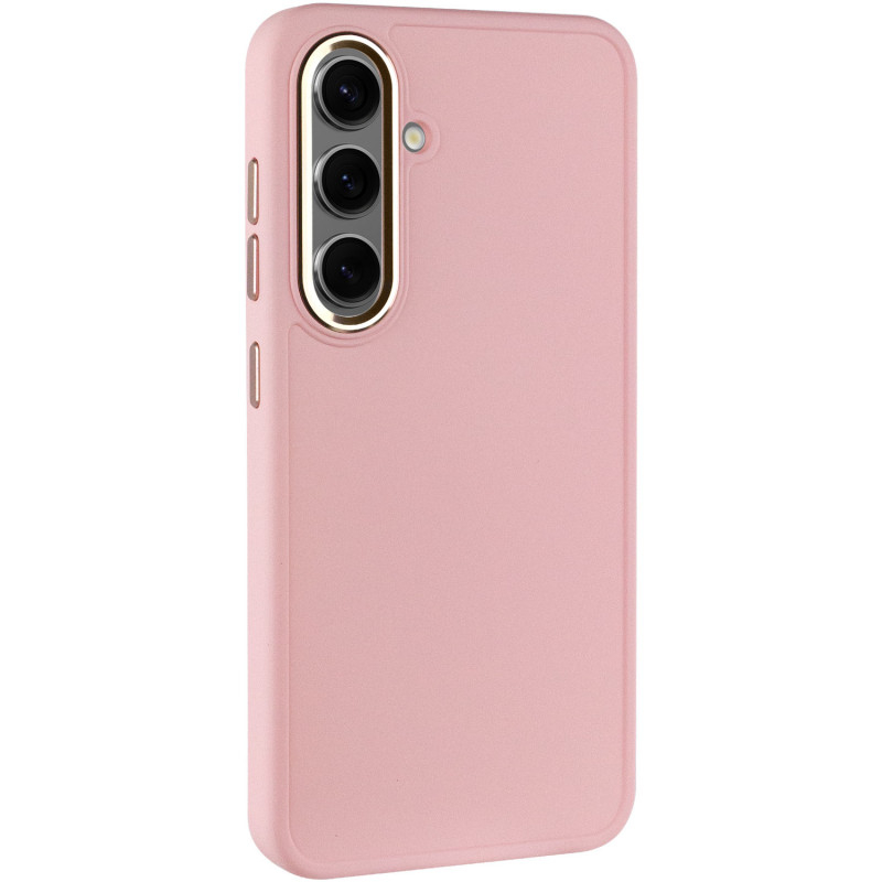 TPU чохол Bonbon Metal Style для Samsung Galaxy S24+ / S25+ Light Pink