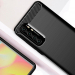 Чохол Lenuo Carbon Fiber для Xiaomi Mi Note 10 Lite Black