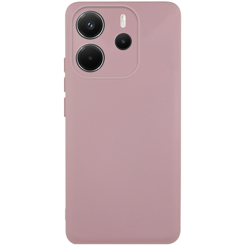 Чохол Silicone Cover Lakshmi із Захистом Камери (AAA) для Xiaomi Redmi Note 14 4G (Int. version) Pink Sand