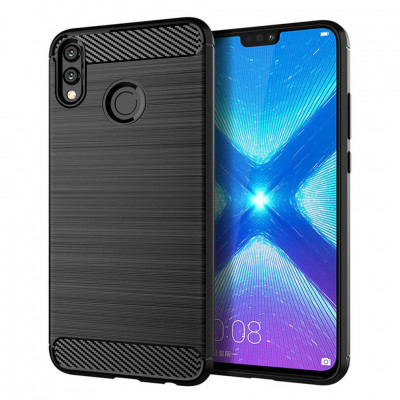 Накладка Lenuo Carbon Fiber для Honor 8X Black