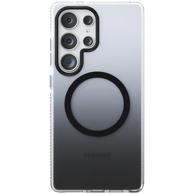 Чохол TPU+PC Phantom with MagSafe для Samsung Galaxy S25 Ultra Black