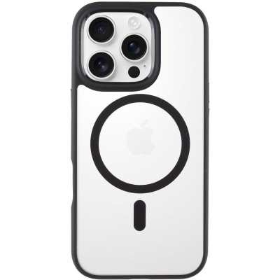 TPU+PC чохол Blueo Skin Friendly Frosted with MagSafe для Apple iPhone 16 Pro Max Чорний