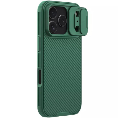 Карбонова накладка Nillkin CamShield Pro для Apple iPhone 17 Pro Max Deep Green