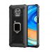 Чохол Lenuo Carbon Fiber Ring Series для Redmi Note 9S/9 Pro/9 Pro Max Black
