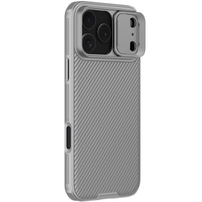 Карбонова накладка Nillkin CamShield Pro для Apple iPhone 17 Pro Max Titanium gray