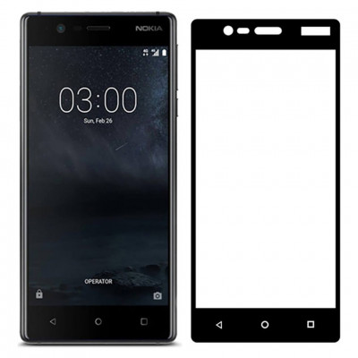 Захисне Full Glue скло Pro + для Nokia 3 Black