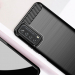Чехол Lenuo Carbon Fiber для Huawei P Smart 2021 Black