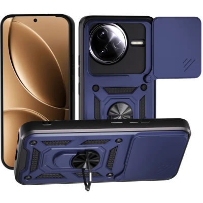 Чохол Ummi Camshield Serge Ring для Xiaomi Poco F7 Ultra Navy Blue