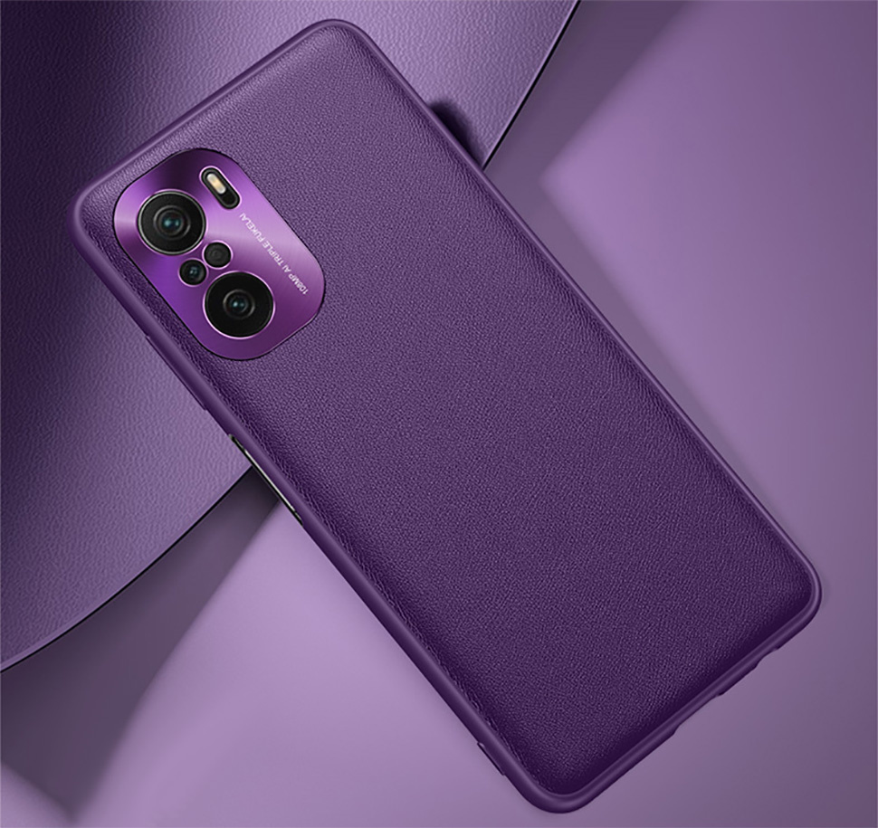 Чохол Lenuo Metal Lens Series для Xiaomi Mi 11i Purple