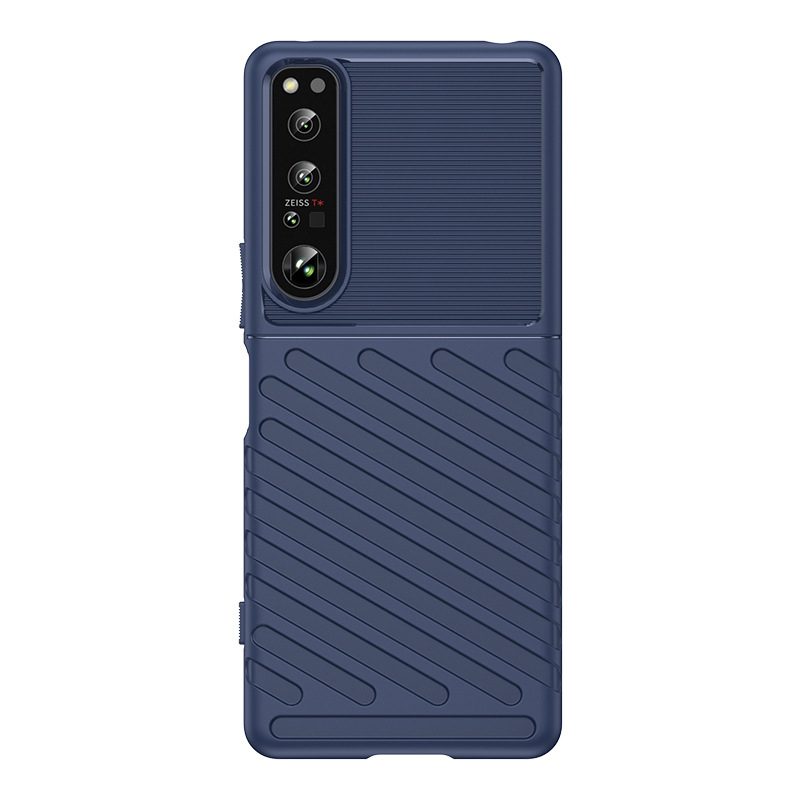 Чохол Lenuo Thunder для Sony Xperia 1 IV Navy Blue