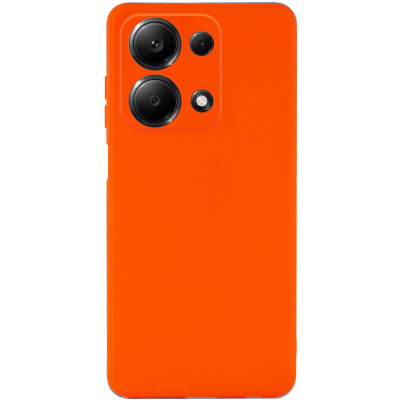Силіконовий чохол Candy із Захистом Камери для Xiaomi Redmi Note 13 Pro 4G / Poco M6 Pro 4G / Note 14S Orange