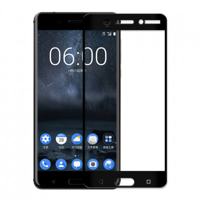 Захисне Full Glue скло Pro + для Nokia 6 Black
