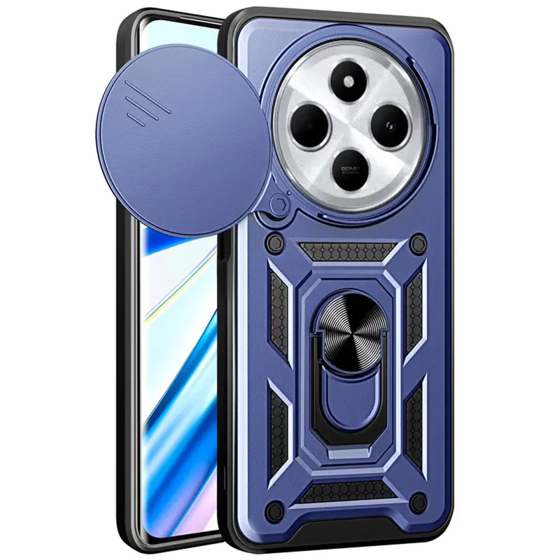 Чохол Ummi Camshield Serge Ring для Xiaomi Redmi 14C / A4 / Poco C75 Navy Blue