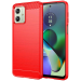 Чохол Lenuo Carbon Fiber для Motorola Moto G54 / G54 Power Red