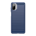 Чохол Lenuo Carbon Fiber для Samsung Galaxy A07 Navy Blue