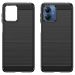 Чохол Lenuo Carbon Fiber для Motorola Moto G14 Black