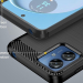 Чохол Lenuo Carbon Fiber для Motorola Moto G14 Black