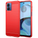 Чохол Lenuo Carbon Fiber для Motorola Moto G14 Red