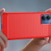 Чохол Lenuo Carbon Fiber для Motorola Moto G14 Red