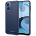 Чохол Lenuo Carbon Fiber для Motorola Moto G14 Navy Blue