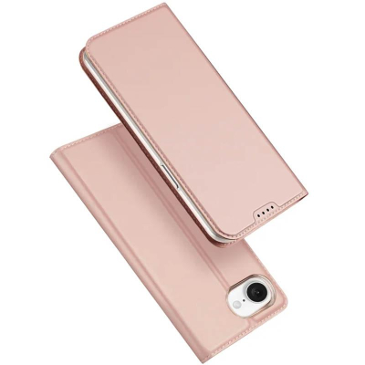 Чохол-книжка Dux Ducis Skin Pro для Apple iPhone 16e Rose Gold