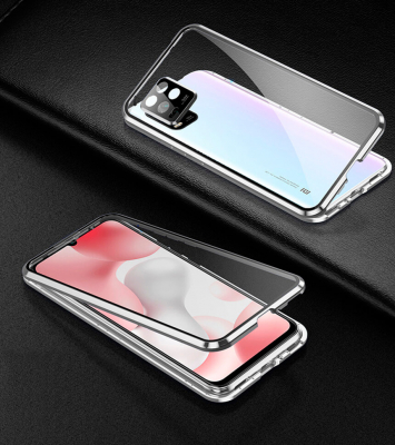 Чехол Fashion Magnetic Flip 360 для Xiaomi Mi 10 Lite Silver
