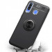 Накладка Lenuo Color Bracket для Samsung Galaxy A20s A207F Black / Чорне Кільце