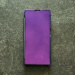 Зеркальная чехол-книжка Clear View для Samsung Galaxy A80 A805F Фиолетовая