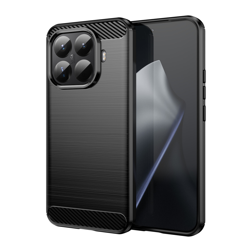 Чохол Lenuo Carbon Fiber для Xiaomi 15T Pro Black