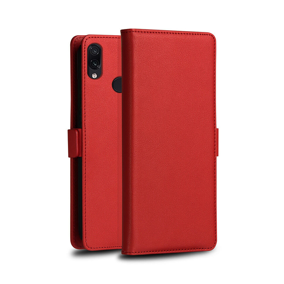 Чехол-книжка DZgogo Milo Series для Redmi Note 7 / Note 7 Pro Red