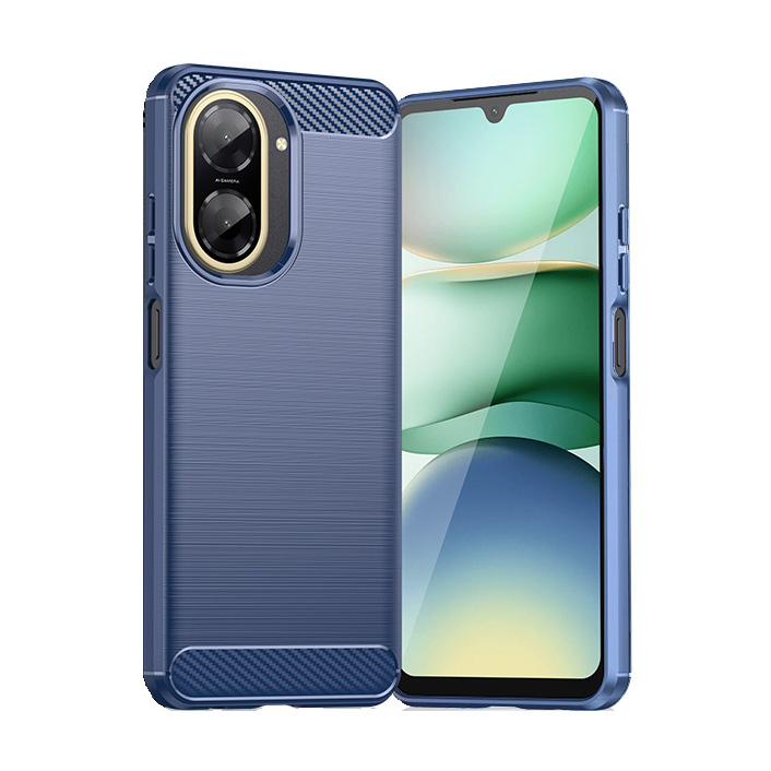 Чохол Lenuo Carbon Fiber для Redmi A5 Navy Blue