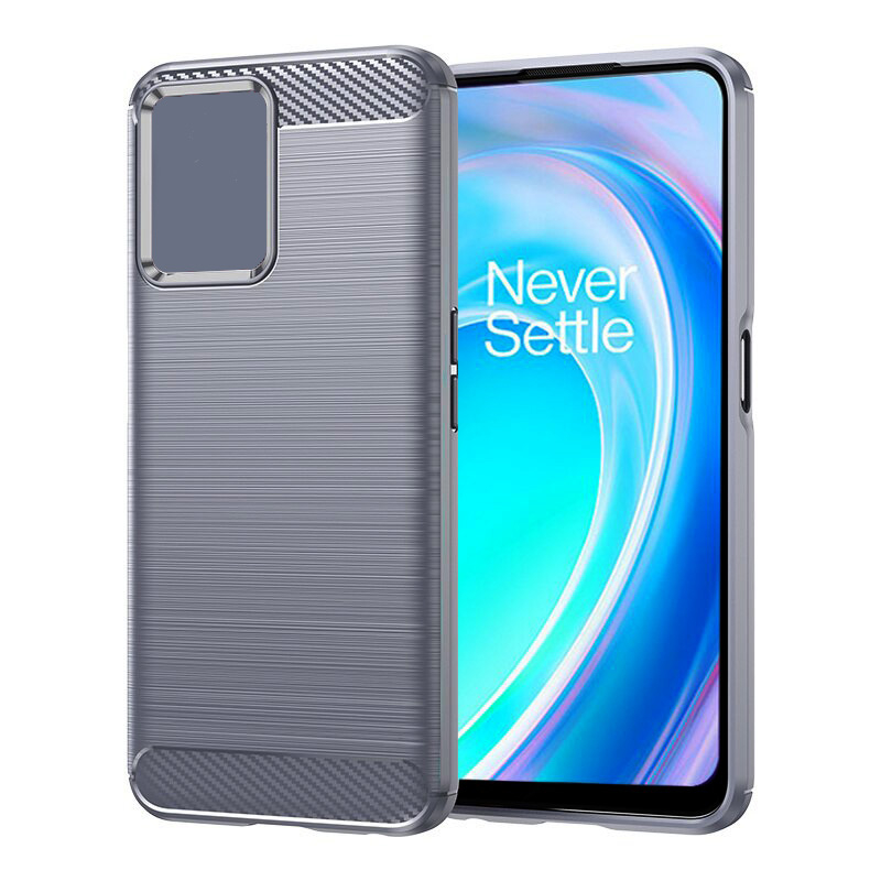 Чохол Lenuo Carbon Fiber для OnePlus Nord CE2 / CE 2 5G Grey