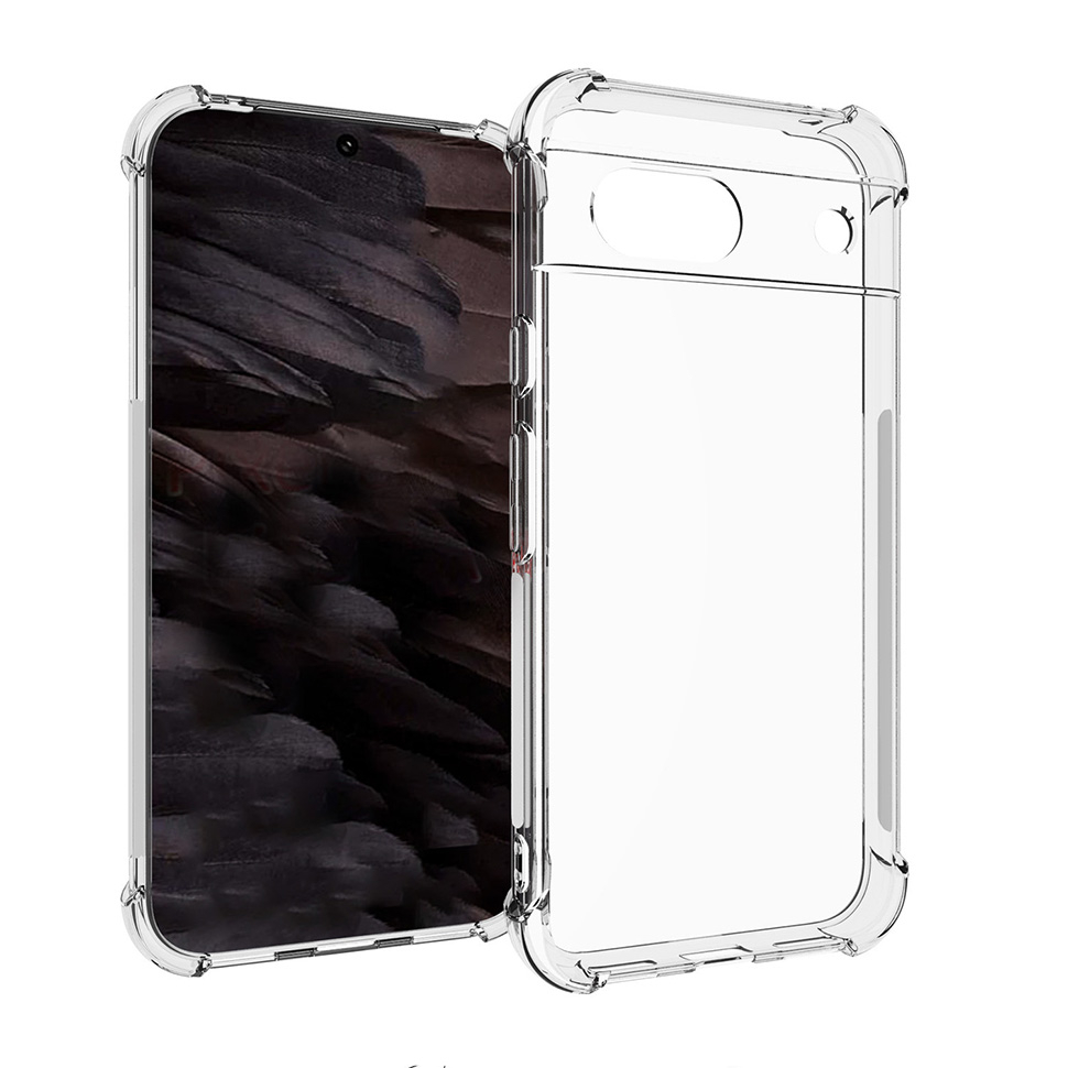 Чохол Idewei Corner AirBag для Google Pixel 8a Transparent