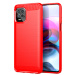 Чохол Lenuo Carbon Fiber для Motorola Moto G100 Червоний