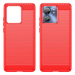 Чохол Lenuo Carbon Fiber для Motorola Edge 40 Red