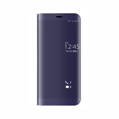 Чехол-книжка Mirror Clear View для Samsung Galaxy A71 A715F Purple Blue