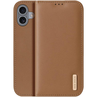 Чохол-книжка Dux Ducis Hivo для Apple iPhone 17 Brown