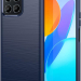 Чохол Lenuo Carbon Fiber для Honor X8a Navy Blue