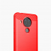 Чехол Lenuo Carbon Fiber для Nokia 5.4 Red
