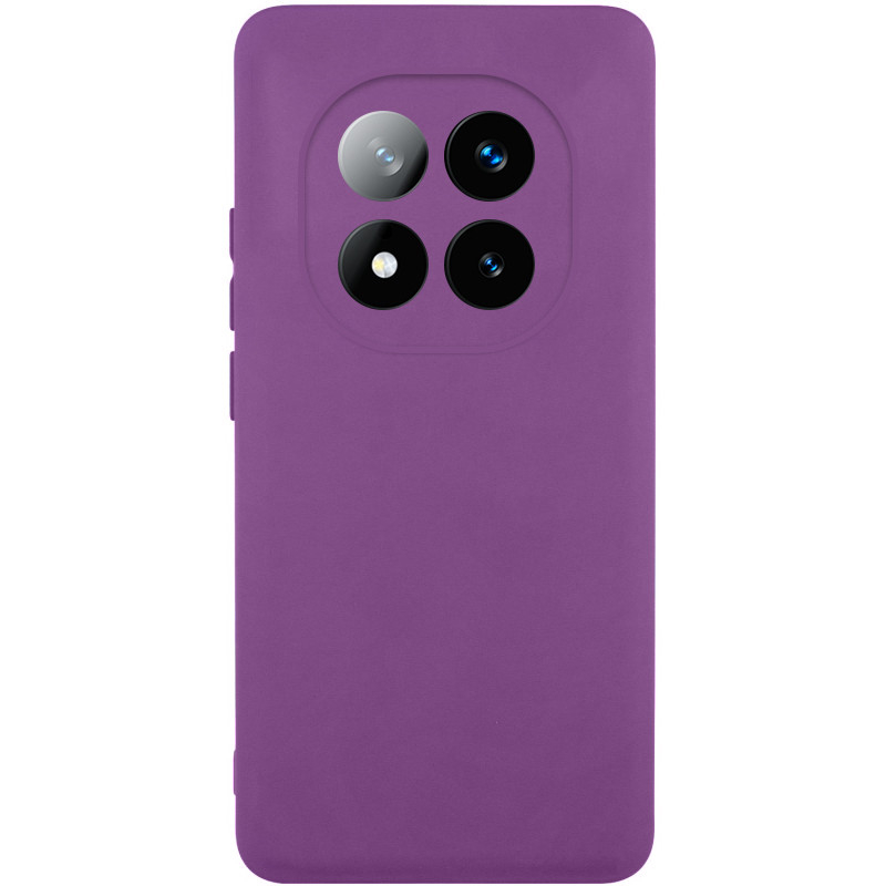 Чохол Silicone Cover Lakshmi із Захистом Камери (AAA) для Xiaomi Redmi Note 14 Pro 4G Purple