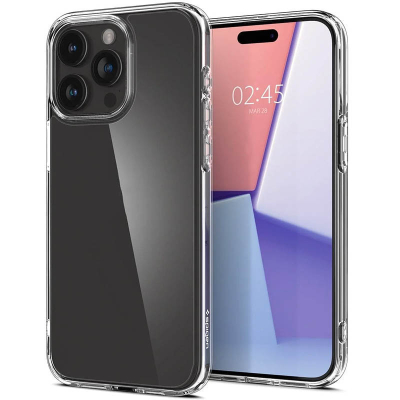 Чохол Spigen Ultra Hybrid для Apple iPhone 15 Pro Max Прозорий