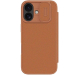 Шкіряний чохол-книжка Nillkin Qin Pro Camshield для Apple iPhone 17 Brown