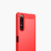 Чохол Lenuo Carbon Fiber для Sony Xperia 1 II Red