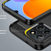 Чохол Lenuo Carbon Fiber для Honor X8a Black