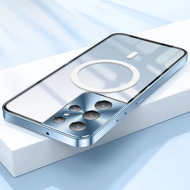 Чохол FlipBox Magic Shield Series MagSafe для Samsung Galaxy S21 Ultra Blue