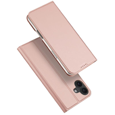 Чохол-книжка Dux Ducis Skin Pro для Apple iPhone 16 Rose Gold
